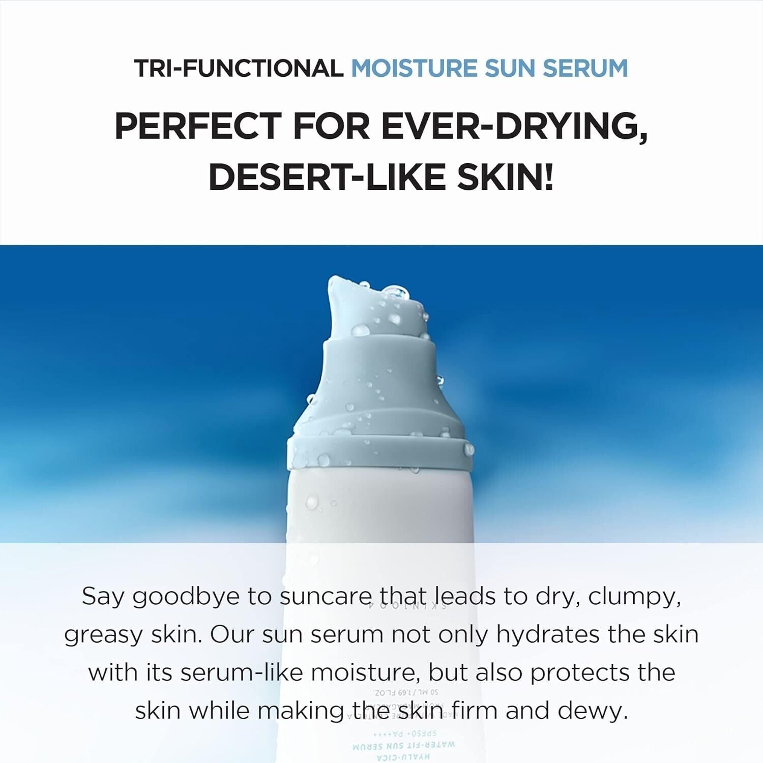 Madagascar Centella Hyalu-Cica Water fit sun serum